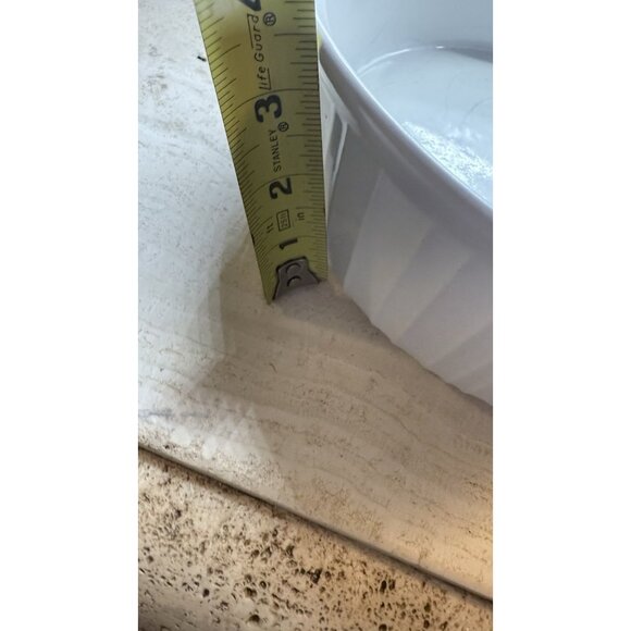 Corning Ware French White F-5-B 1.6 L, 1 1/2 QT Casserole Baking Dish no lid - Picture 6 of 6